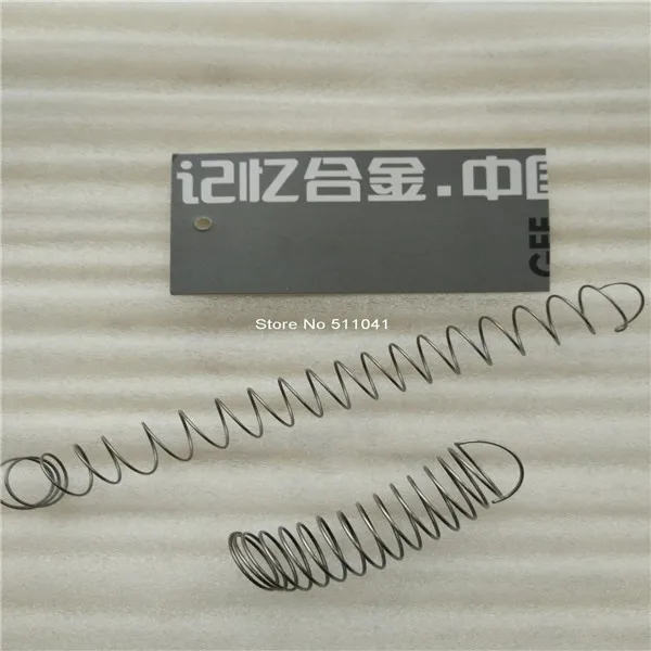 

Nitinol Shape Memory Alloy springs, Nickel-titanium memory alloy spring, Paypal is available
