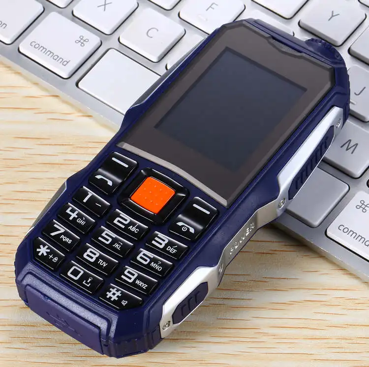 Синий Русская клавиатура бар телефон S8 мобильный телефон с камерой MP3 фонарик Bluetooth 1,8 дюймов противоударный пылезащитный прочный дешевый телефон - Цвет: Синий