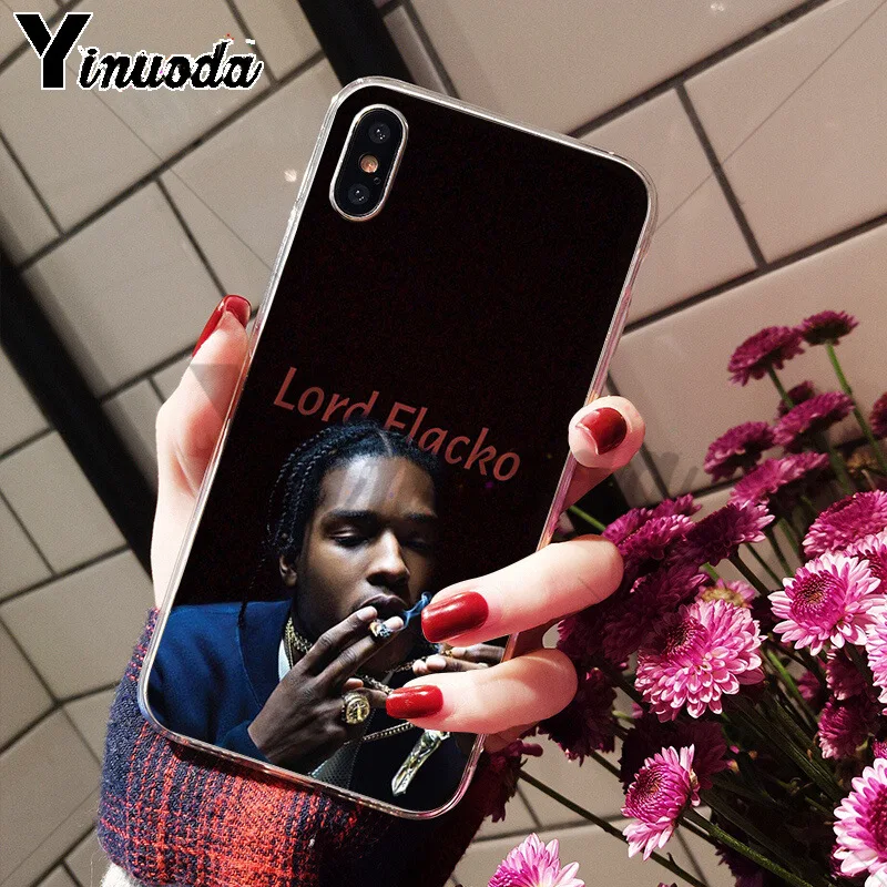 Yinuoda A$ AP Asap Rocky Lord Flacko простые мягкие термополиуретановые чехлы Модные Цветные чехлы для телефонов для iPhone 8 7 6 6S Plus X XS max 5 5S SE XR