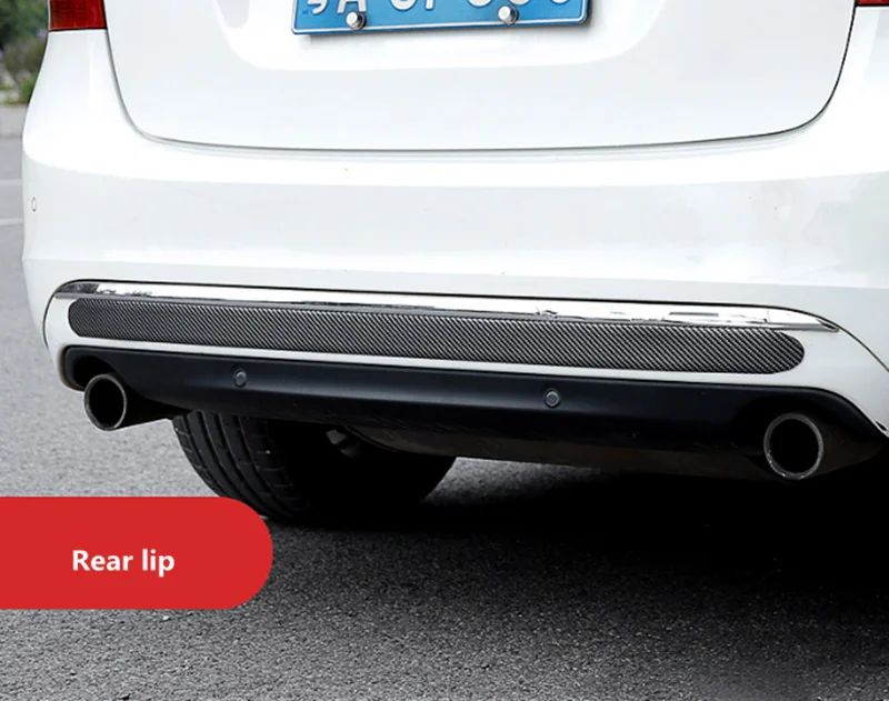 Углеродное волокно Резиновый Бампер Прокладка порога протектор край гвардии