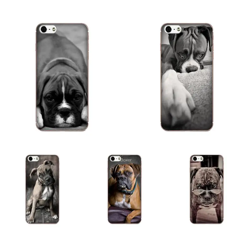 Щенок боксера щенок мягкий для Galaxy Alpha Core Note 2 3 4 S2 A10 A20 A20E A30 A40 A50 A60 A70 M10 M20 M30 TPU милый