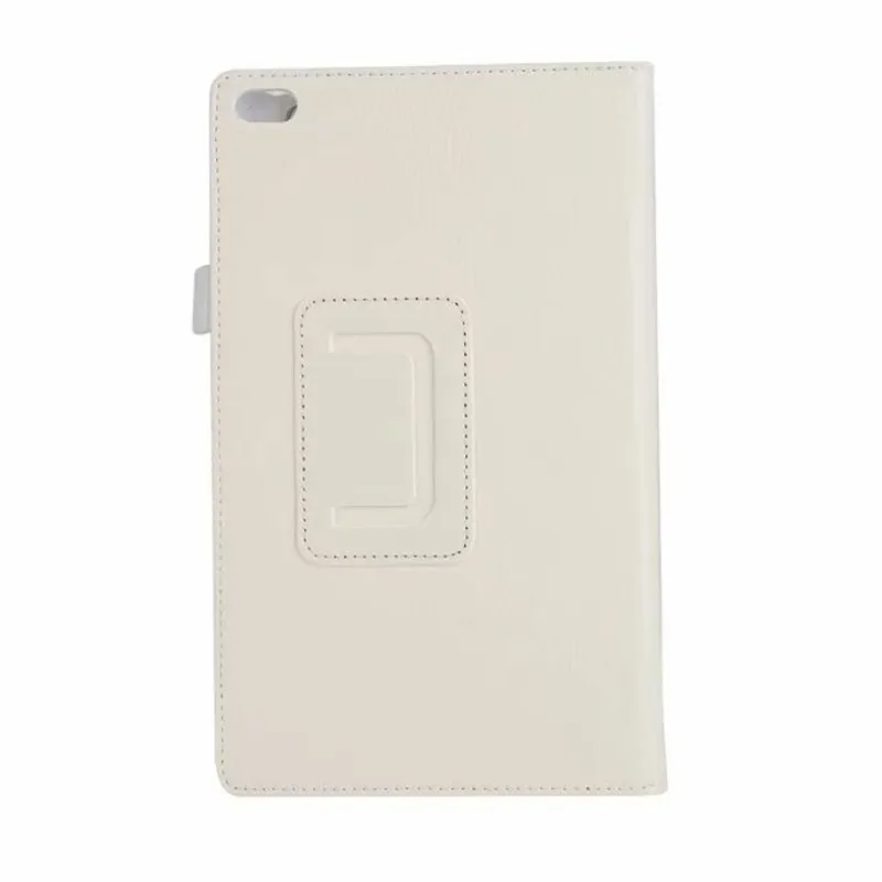 white Чехол-книжка из искусственной кожи для lenovo Tab 4 8 TB-8504 для lenovo Tab 4 8 TB-8504F TB-8504N 8504X Чехол-книжка для планшета - Цвет: white