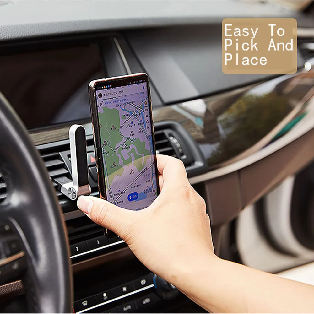 

Mobile Phone Holder Stand Air Vent Mount Magnetic Phone Holder Car Stand GPS Dock Mobile Phone Support Universal Car Phone Holde