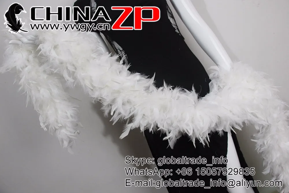CHINAZP вечерние перьевые боа, ручная работа, лучшее качество, 150 г, индейка, чанделла, перья боа, белые, оптом, для таможни, карнавал