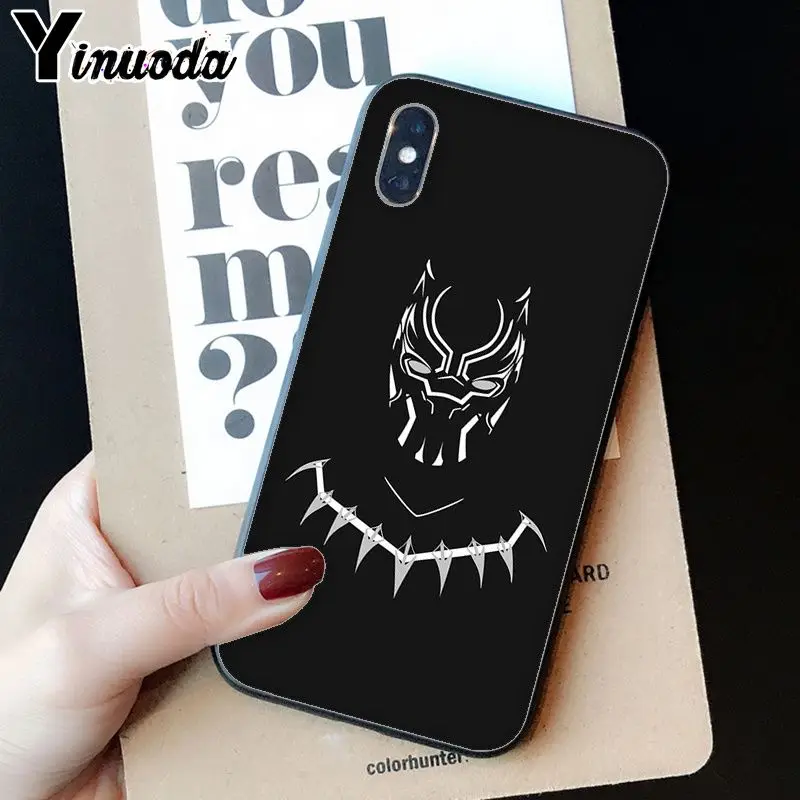 A3 Yinuoda Marvel Heroes Черная пантера Новинка чехол для телефона Fundas для Apple iPhone 8 7 6 6 S плюс X XS MAX 5 5S SE XR крышка мобильного телефона - Цвет: A3