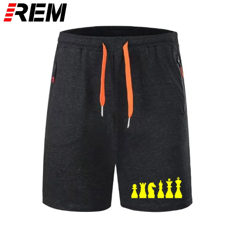 

REM горячая Распродажа супер модные летние стильные уникальные короткие штаны мужские подарок Эволюция шахматы вырез лодочкой трусы