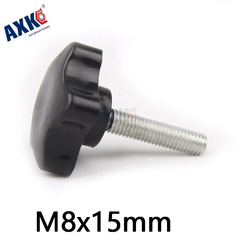 Axk 5 шт. M8x15mm Star/ручка/ручной регулировочный Шуруп/bakelite Star Тип пластиковая головка