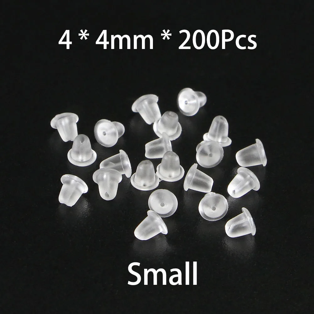200-2000 шт резиновая серьга спицы силиконовые круглые затычки для ушей