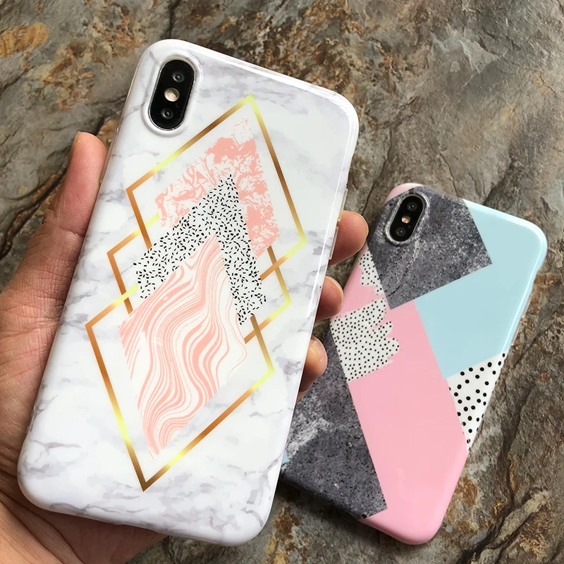 Kerzzil карамельный мраморный чехол для телефона iphone X 8 6S 6 7 Plus забавные
