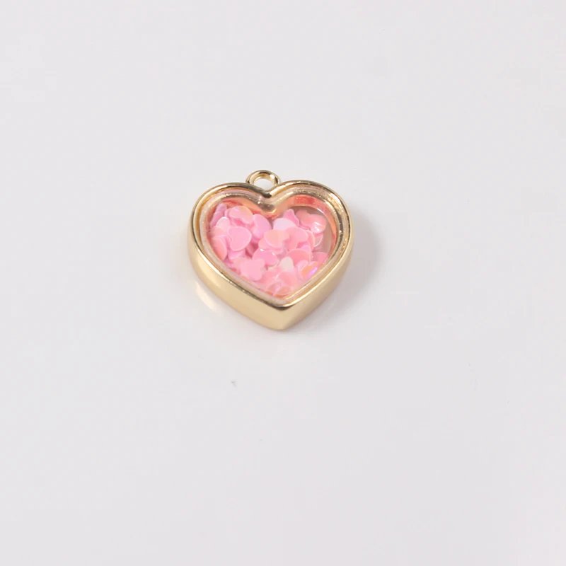 10 шт. Женский стеклянный медальон в форме сердца|floating locket|locket floatingfloating heart locket |