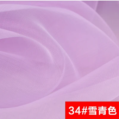 Light purple 150*100 см мягкая органза ткань прозрачный DIY Декор Кристалл Блузка свадебное платье пышная бальная юбка балетная юбка с пузырьками юбка - Цвет: Light purple