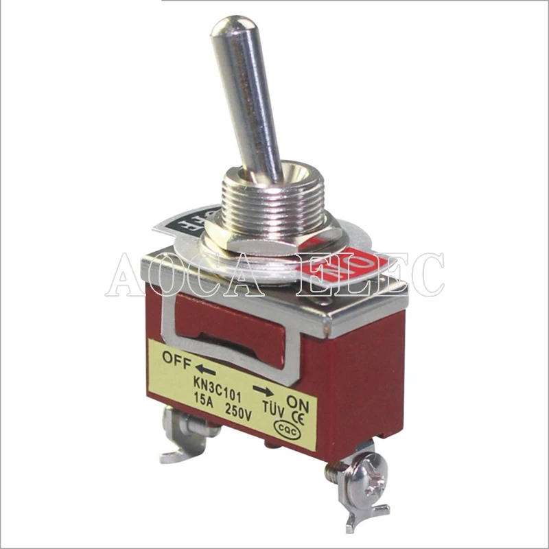 20 шт. металлический рычажный переключатель 15 А 250 В переменного тока |
