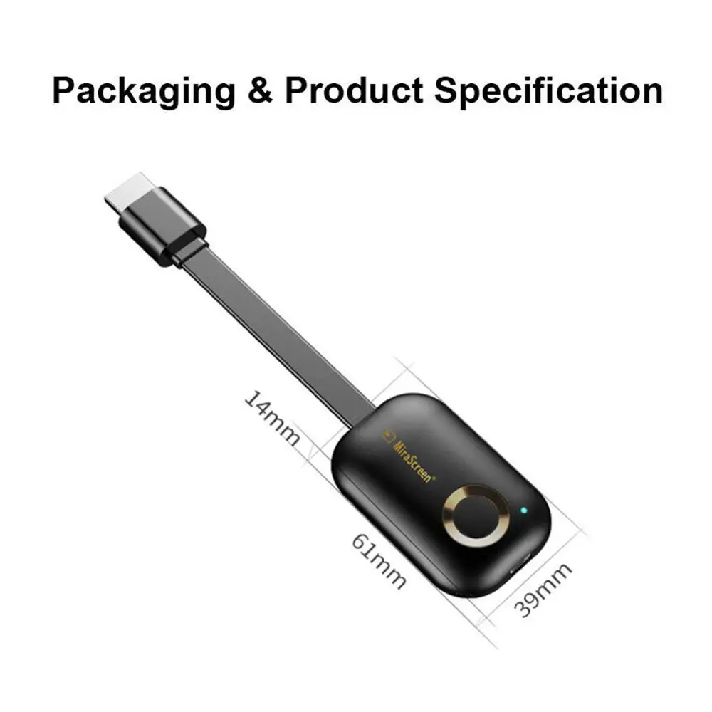 Новый MiraScreen G9 HDMI беспроводной Wifi 2 4G/5 0G 4 K дисплей 1080 P ключ Miracast Airplay DLNA приемник