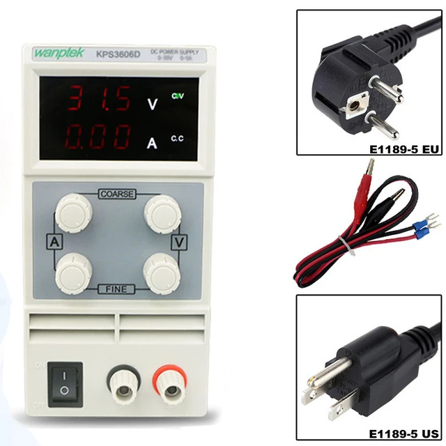 KPS3606D Мини светодиодный цифровой Регулируемый источник питания постоянного тока