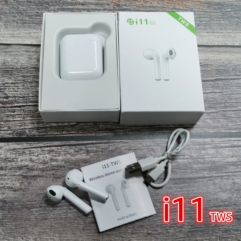 I11 TWS Bluetooth наушники беспроводные мини гарнитуры Pods pk I9s I10 для Apple Andorid Iphone|Наушники