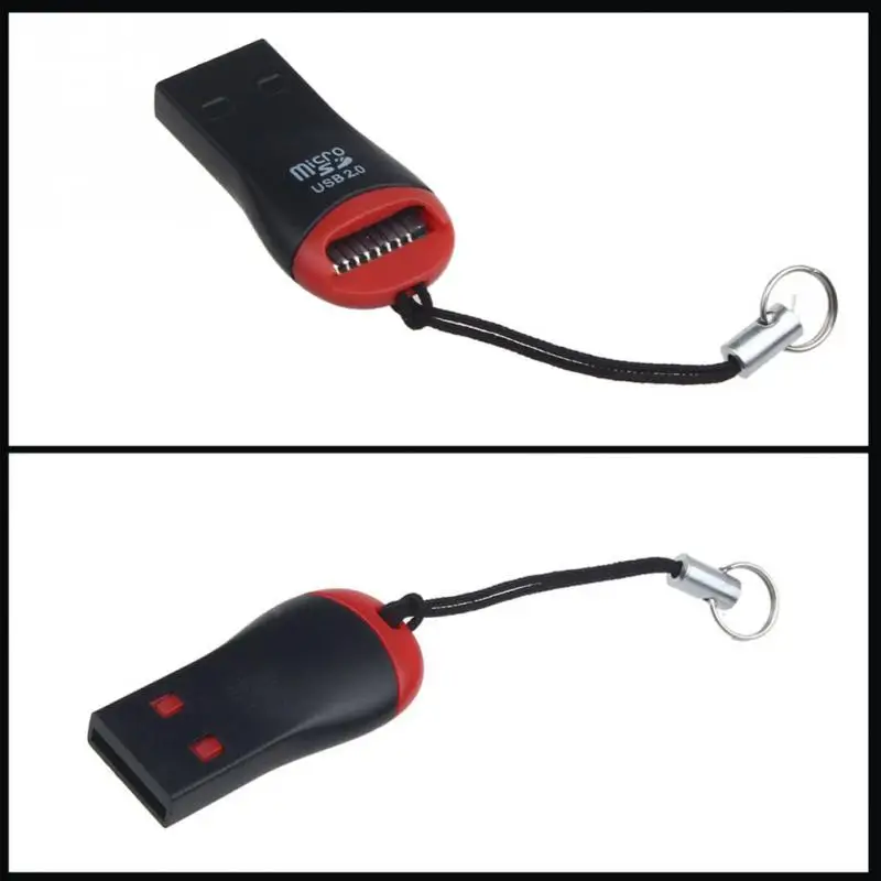 Мини высокоскоростной USB 2,0 считыватель карт памяти адаптер разъем для Micro SD SDHC TF карты памяти