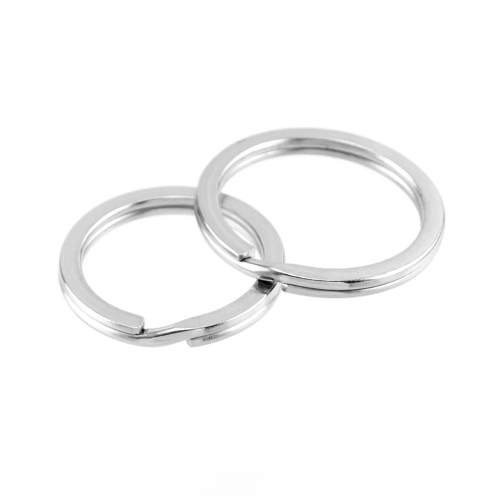 Risul брелок 2 мм плоский провод диаметр кольцо для ключей наружный 25/28/30/32/35