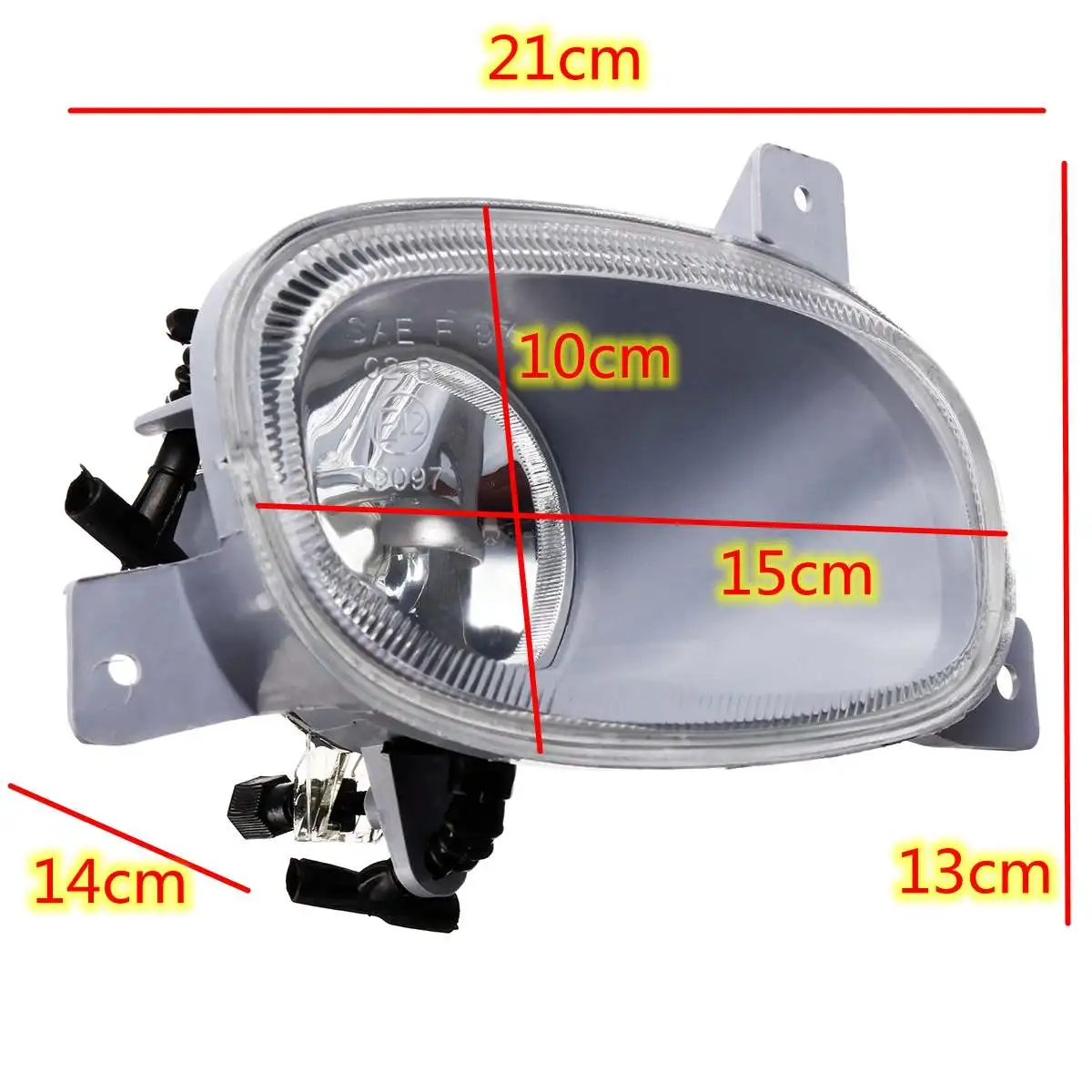 

2x Front Bumper Fog Lights with No Bulbs Pair for Volvo S80 1999 2000 2001 2002 2003 2004 2005 2006 Car Clear Lens Accessories