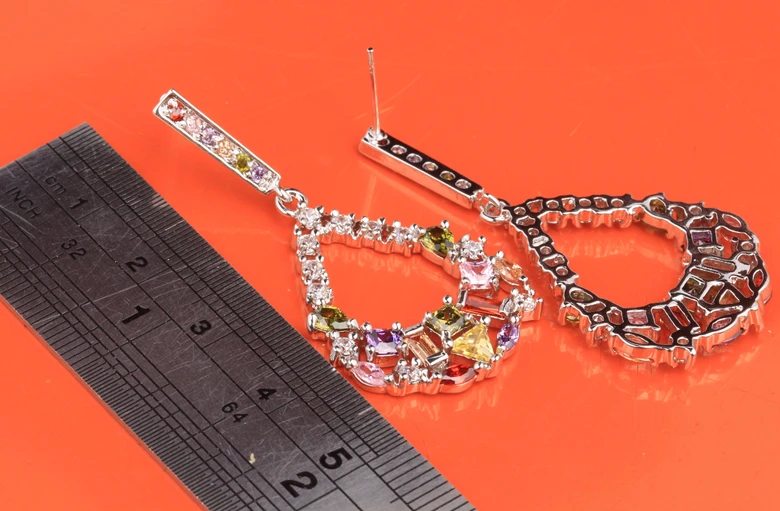 Фантастические корона цветок многоцветный морганит падения стерлингового