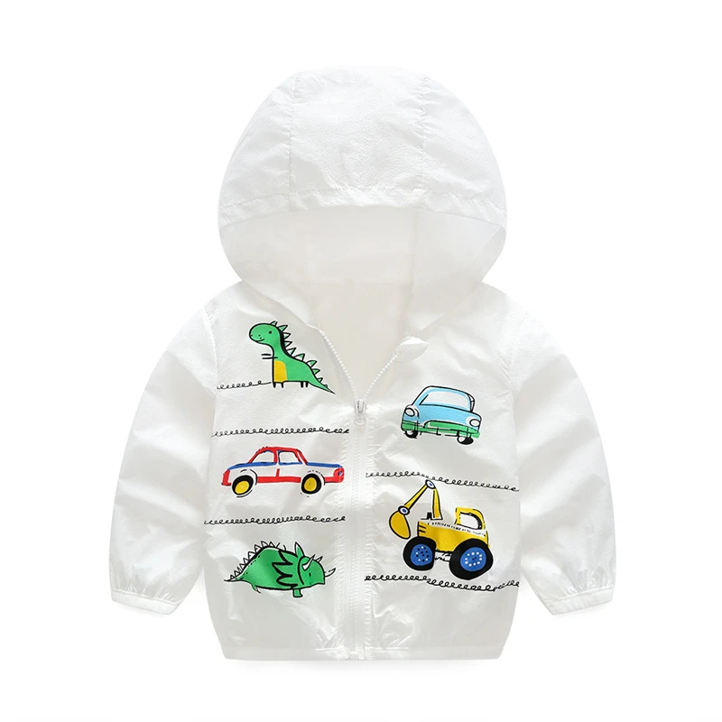 Куртки для мальчиков и девочек детская ветровка с капюшоном Детские пальто