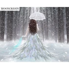 5D DIY Алмазная картина Мозаика из смолы красота зонтик полный квадрат Алмазная вышивка крестиком фотографии кристаллов дома Deocr