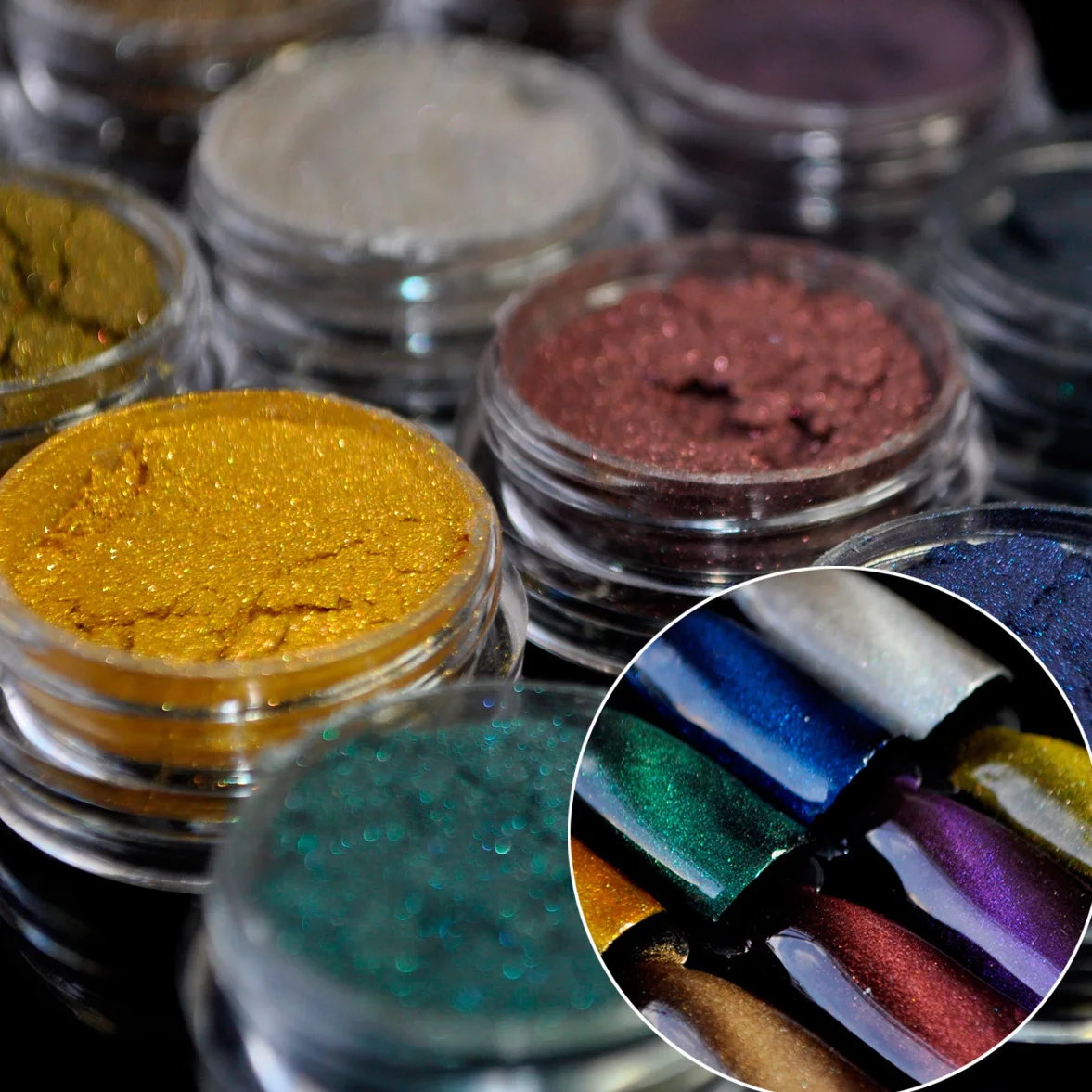 Кошачьи Глаза Эффект дизайн ногтей магнит порошок блеск УФ гель лак волшебное