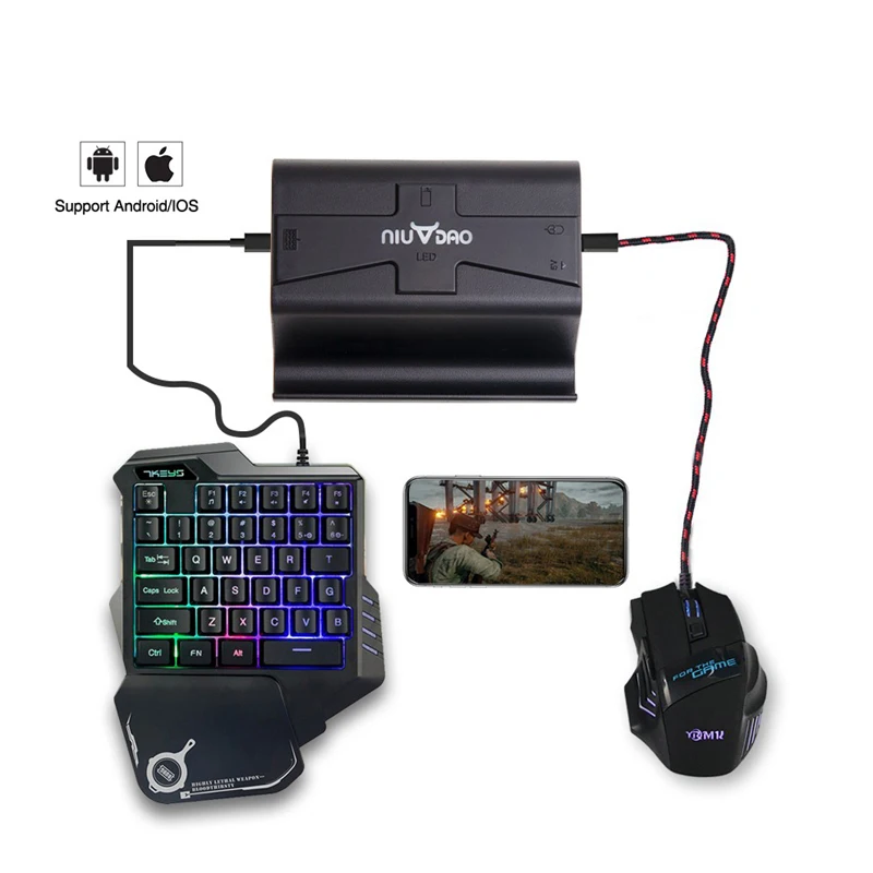 Shirlin G2 Plug And Play PUBG мобильный геймпад игровая клавиатура мышь Bluetooth для IOS Android игры