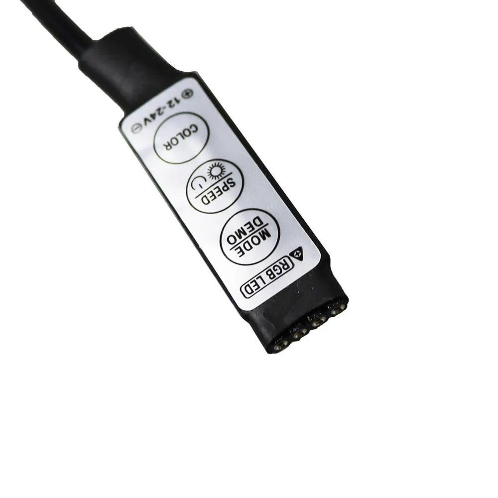 Мини контроллер RGB 2 100 шт. 12 В 24 6 А 3 клавиши для разъема постоянного тока