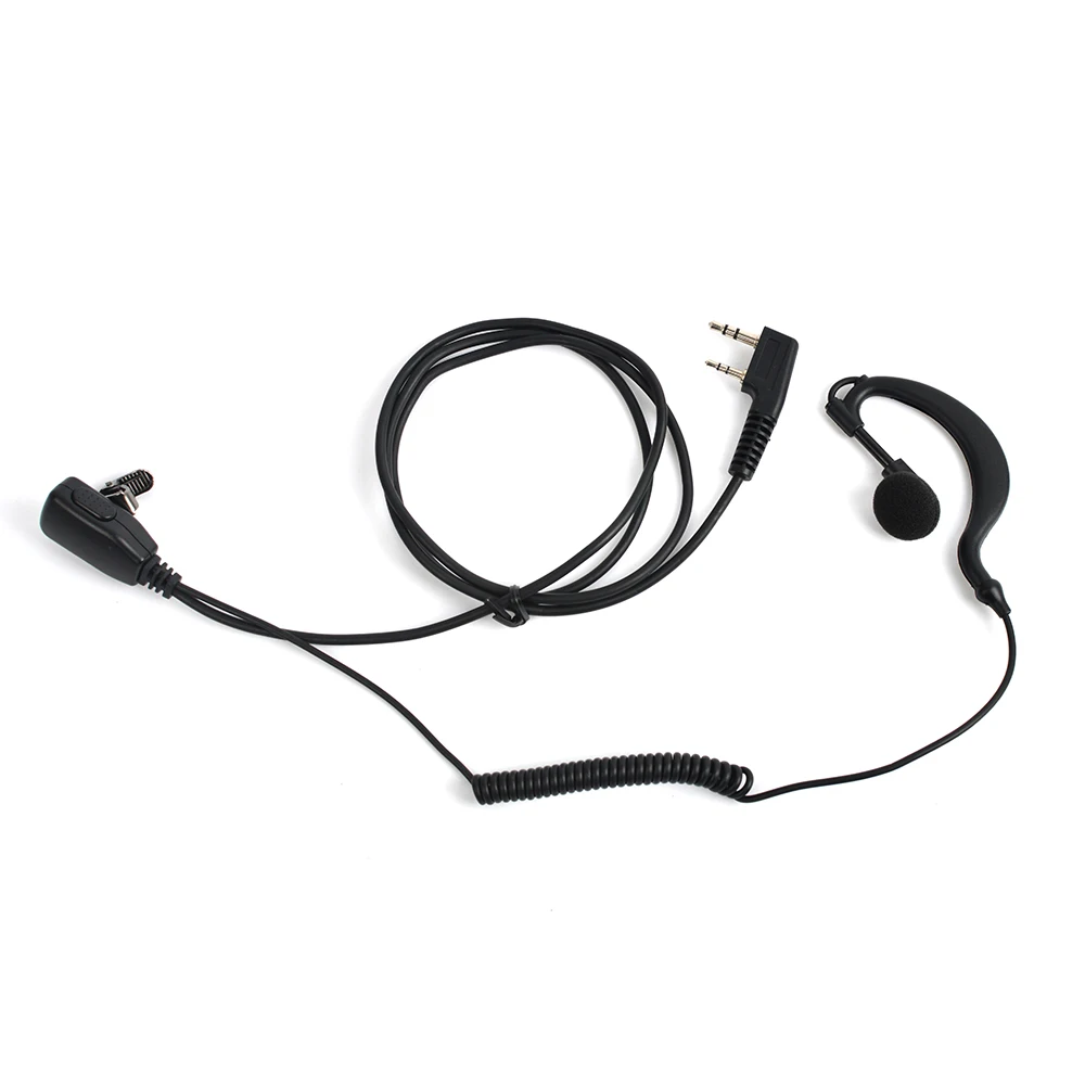2017 10 Packed Double Needle G-Ear Earphone Walkie-talkie Two-way Radio TH-22A TH-235 TK-378 Interphone with clip | Мобильные