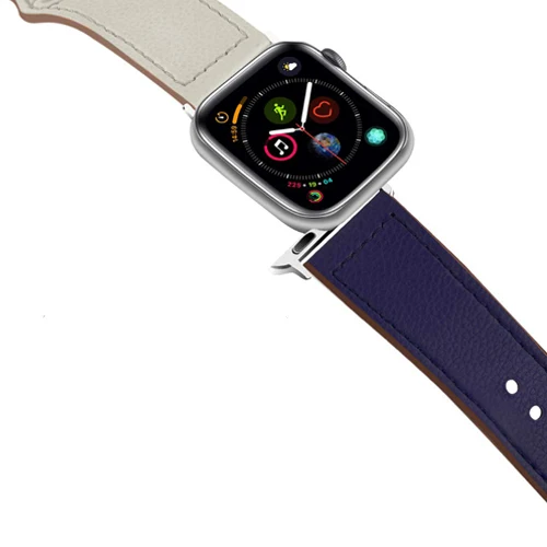 3 Кожаный ремешок для apple watch band apple watch 5 4 3 44 мм/40 мм correa iwatch band 42 мм/38 мм pulseira браслет аксессуары для часов - Цвет ремешка: 3