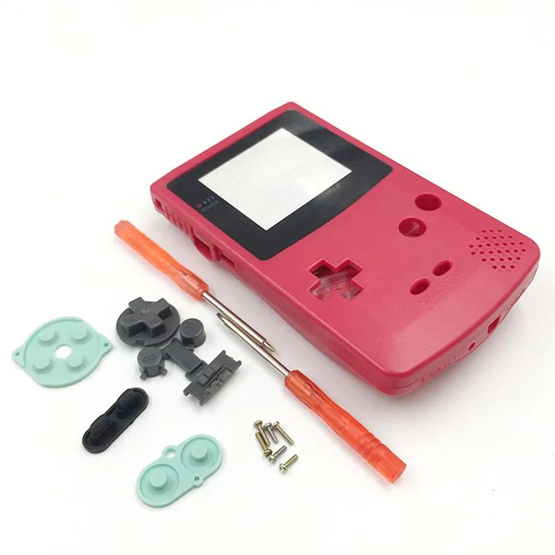 Полный корпус чехол для nintendo Game boy цвет GBC запасная часть корпус оболочка упаковка