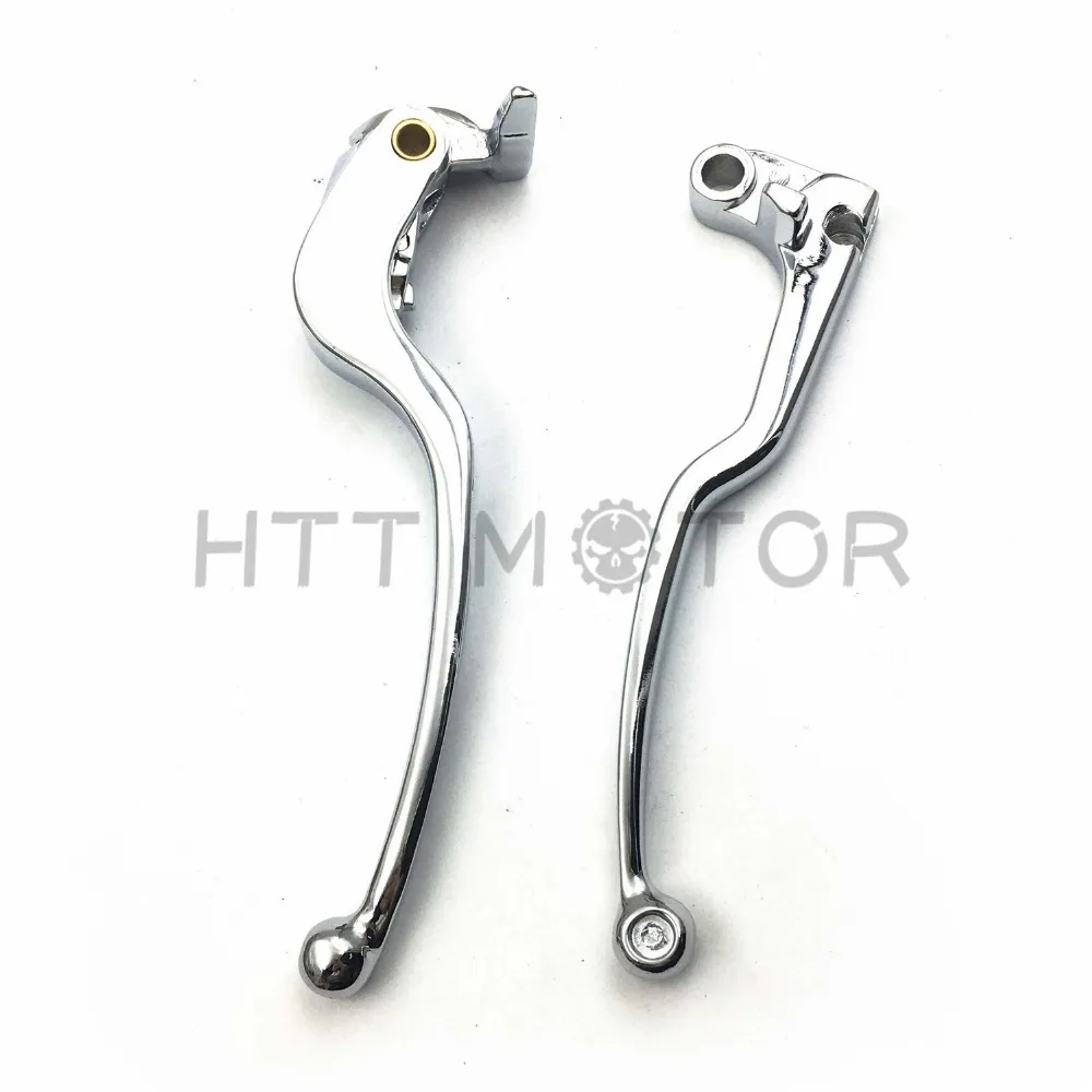 Aftermarket БЕСПЛАТНАЯ ДОСТАВКА мотоциклов хромированные ручной тормозной рычаг