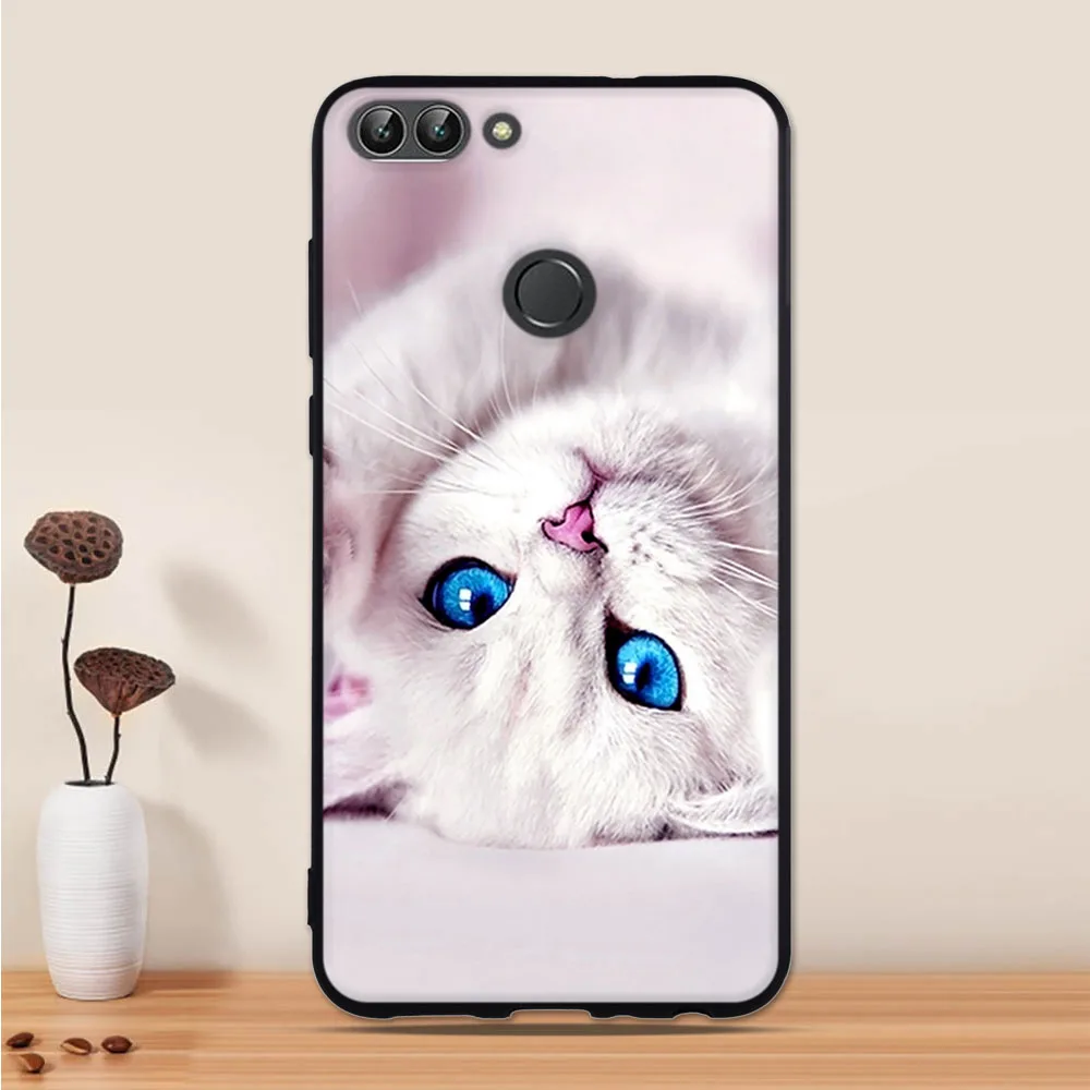 Задняя крышка для Huawei P Smart силиконовый чехол PSmart мягкий из ТПУ 3D Enjoy 7S | Мобильные