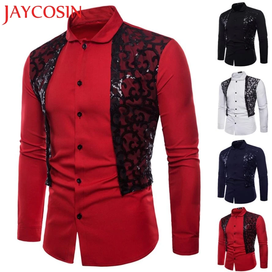 2018 мужские формальные повседневные костюмы из Оксфорда с длинным рукавом