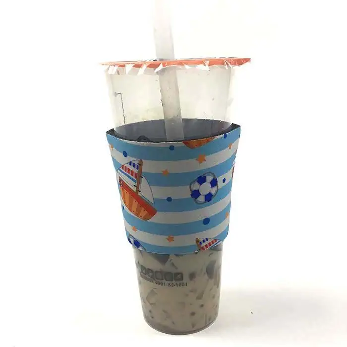 New Insulated Cup Sleeve Non-slip Recyclable Water Cute Cup Coffee Mug Wraps Sleeves Collapsible for easy storage