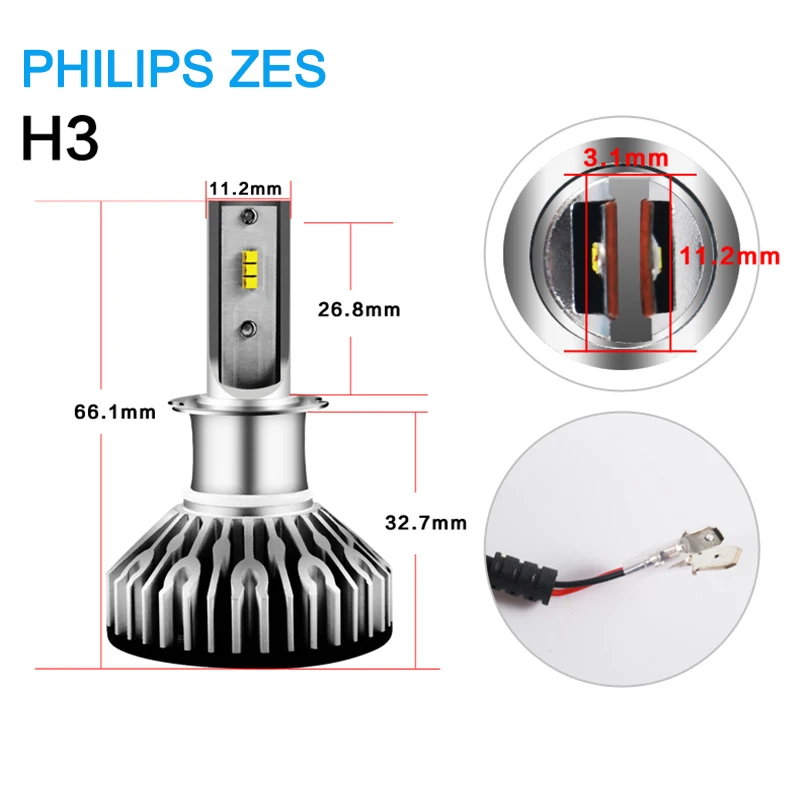 Turbo H7 LED H4 H11 Автомобильный свет Canbus фары лампы 10000LM H8 H1 HB3 9005 9006 H27 880 H9 100 Вт 6000 К 12В 24В