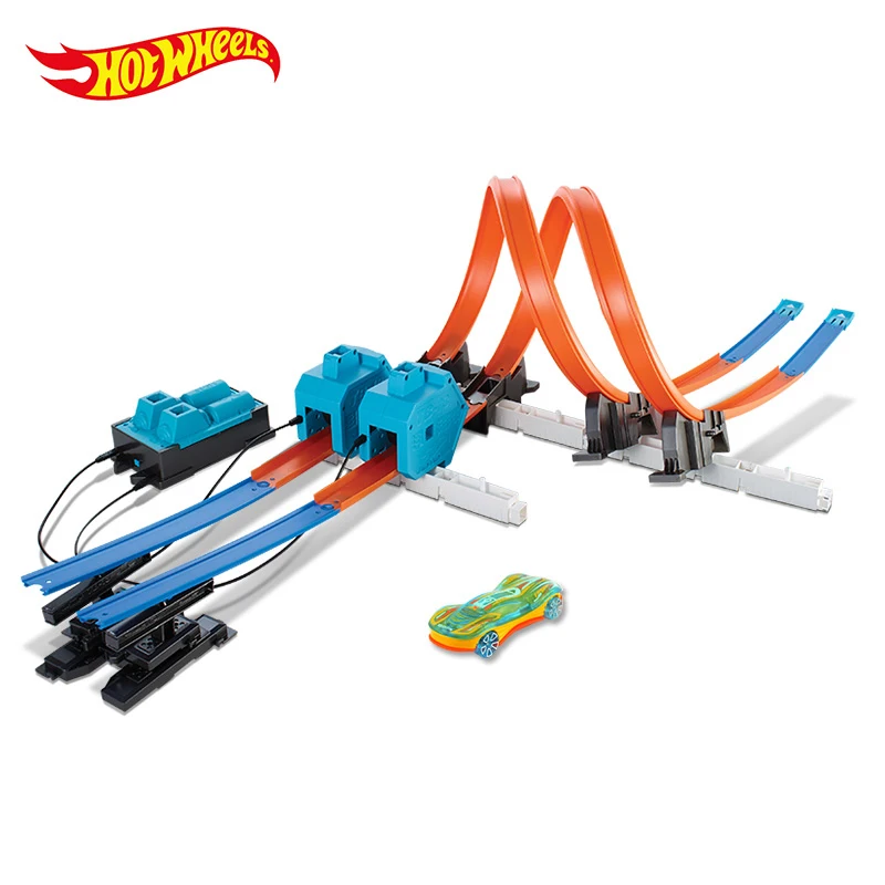 Hot Wheels Roundabout трек игрушки модели автомобилей классический усилитель мощности набор игрушечный автомобиль подарок на день рождения для детей Pista Hotwheels DGD30