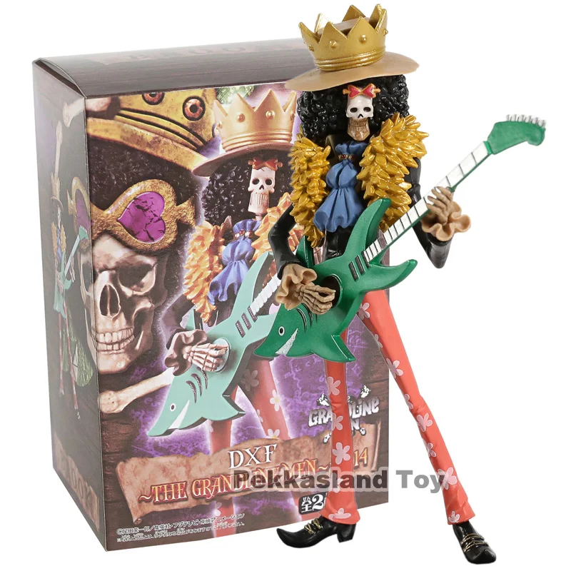 Brook box Аниме one piece The Grandline Lady Man Брук Нико Робин арлонг Верго Yasopp Коллекция игрушечных фигурок на Рождество - Цвет: Brook box