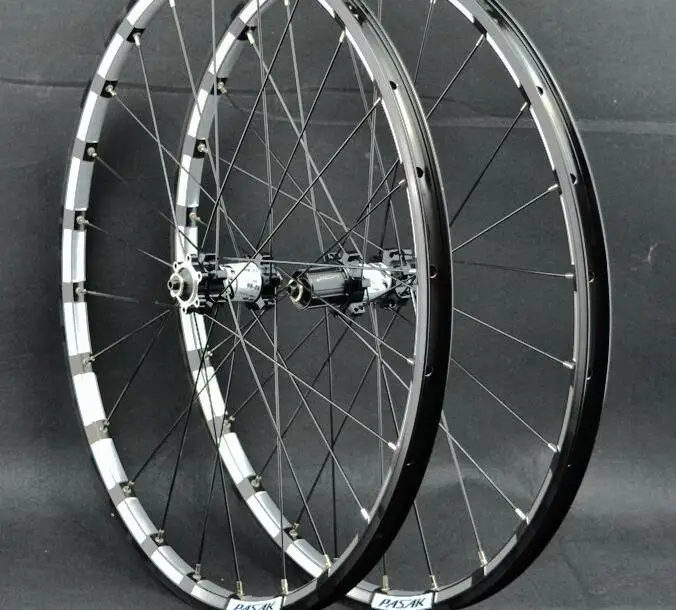 26inch full black MTB горный велосипед фрезерный трёхсторонний ЧПУ подшипник ступицы ультра светильник колеса обода - Цвет: 26inch full black