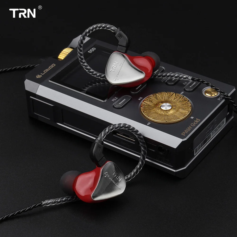 TRN IM1 1BA + 1DD гибридные наушники на заказ Monito для бега спортивные Hi-Fi гарнитура