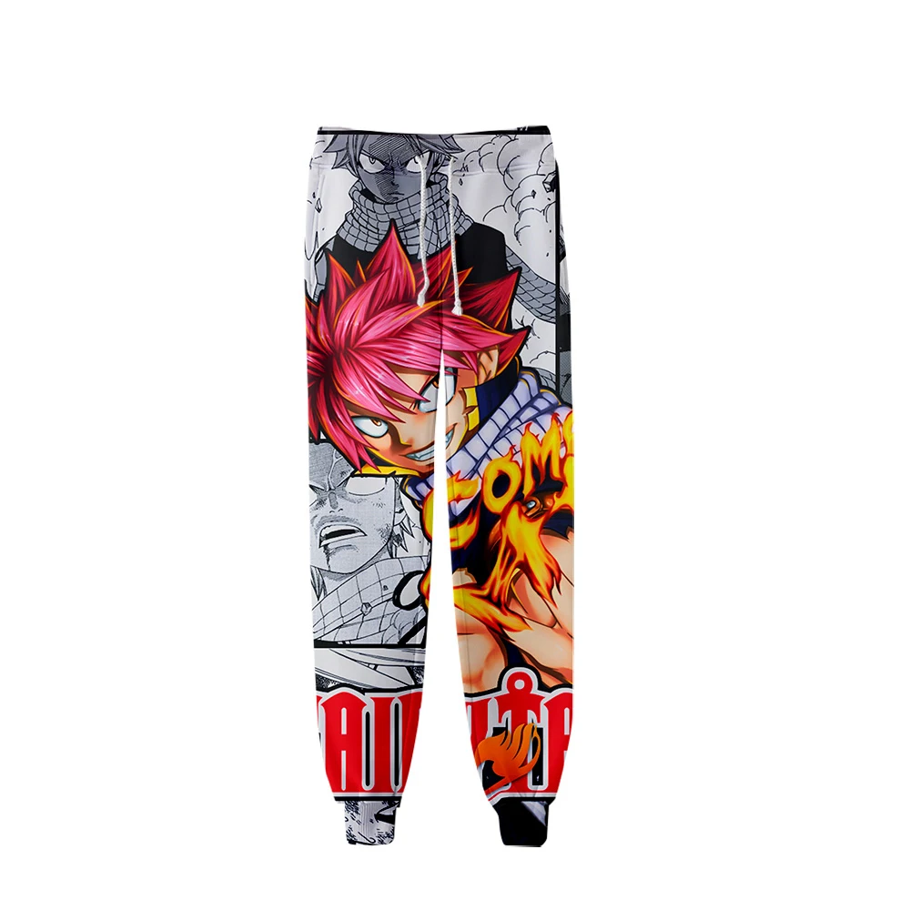 Leisure HIP HOP Japanese Anime FAIRY TAIL 3D pants high quality sports trousers popular trend comfortable casual | Мужская одежда