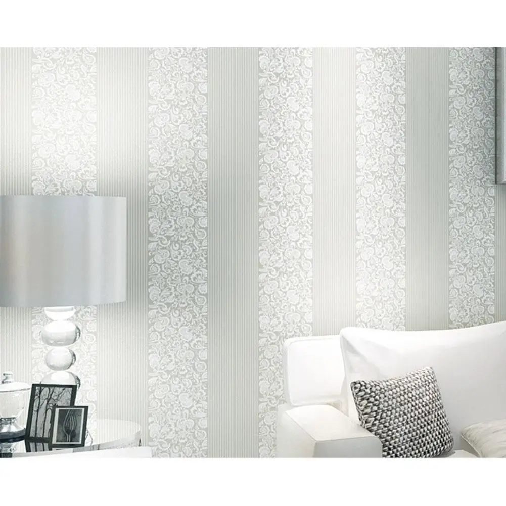 Современные цветы печать полосы нетканые обои фон росписи художественные