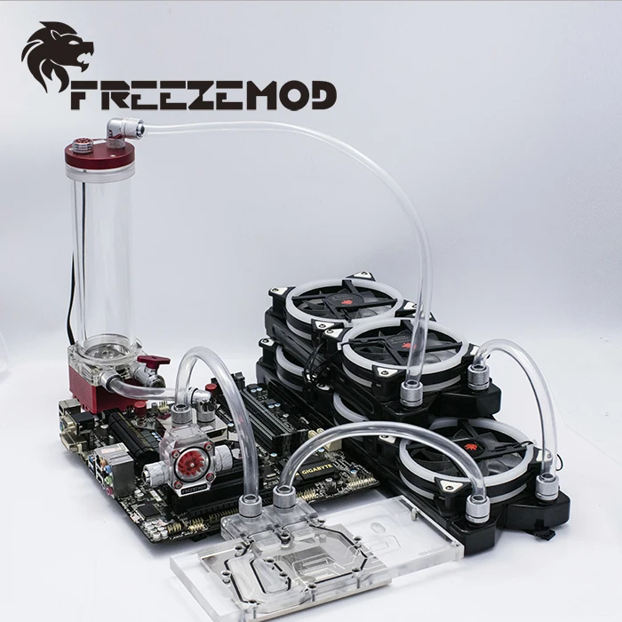 FREEZEMOD компьютерная система водяного охлаждения Набор Профессиональный набор 4 для мягкой трубы, FREEZEMOD-PKS4