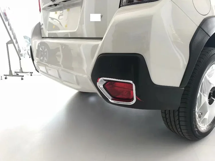 Для Subaru XV 2018 2019 ABS хромированный задний отражатель противотуманный светильник