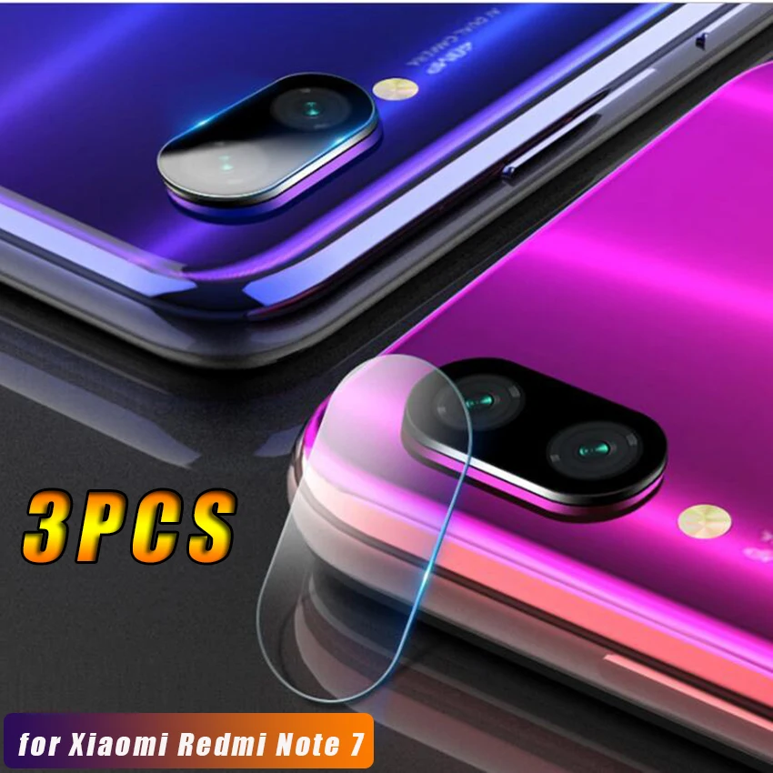 3 шт Защита экрана для Xiaomi Redmi Note 7 объектив камеры прозрачное закаленное стекло