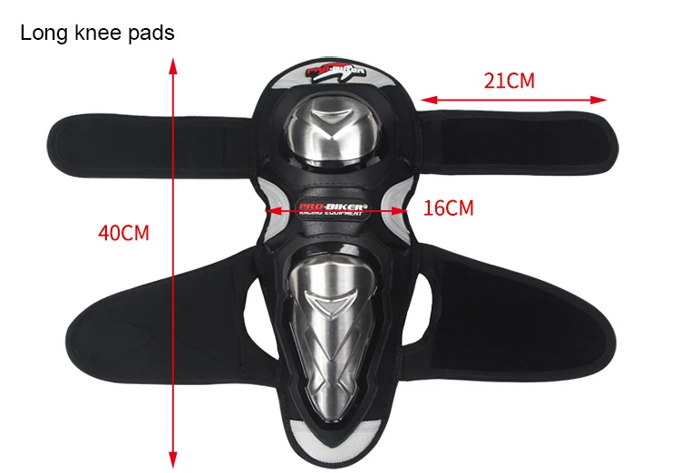 PRO-BIKER мотоциклетные наколенники для мотогонок, Экипировка для мотогонок, защита для мотокросса, езды по бездорожью, езды на велосипеде, езды на велосипеде, наколенники, налокотники