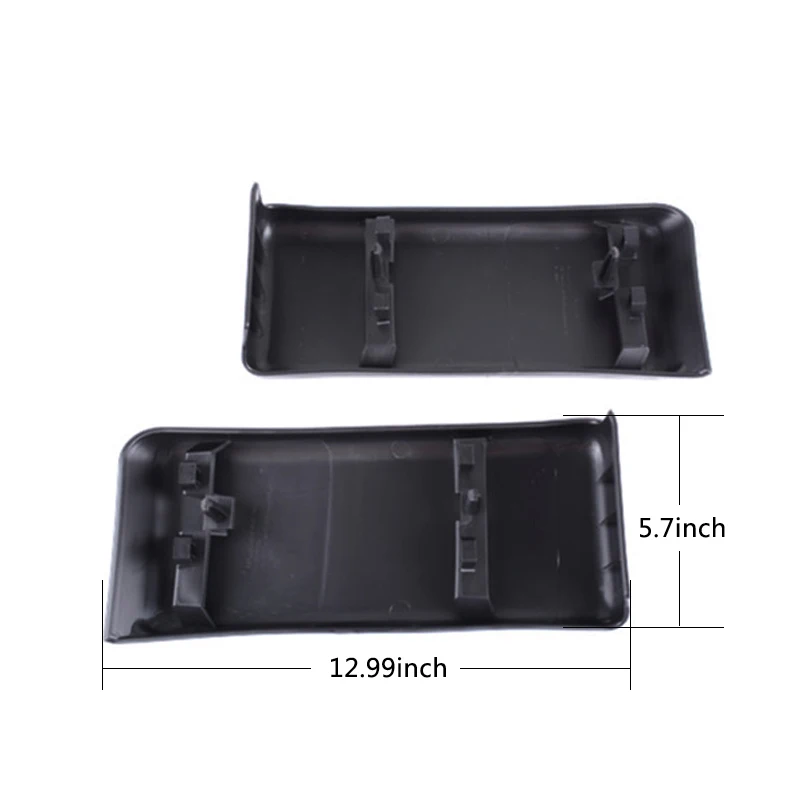 Черный пластиковый держатель переднего номерного знака бампер монтажный