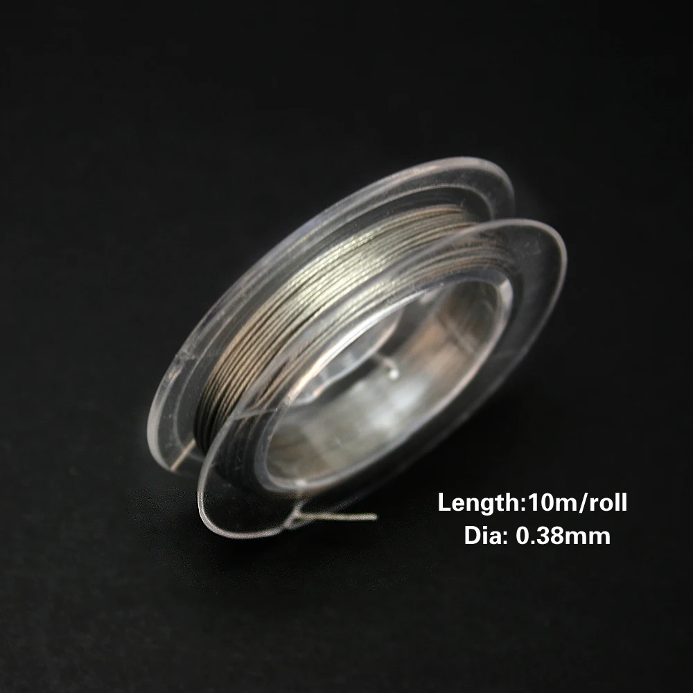 Стальная проволока 0 38 мм 10 м/рулон для бисероплетения шнур изготовления