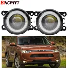 Автомобильные аксессуары, 2 шт., светодиодные лампы, передние противотуманные светильник ры Angel Eye H11, 12 В, для Mitsubishi Outlander 2006-2015, Mitsubishi ASX 2013, 2014