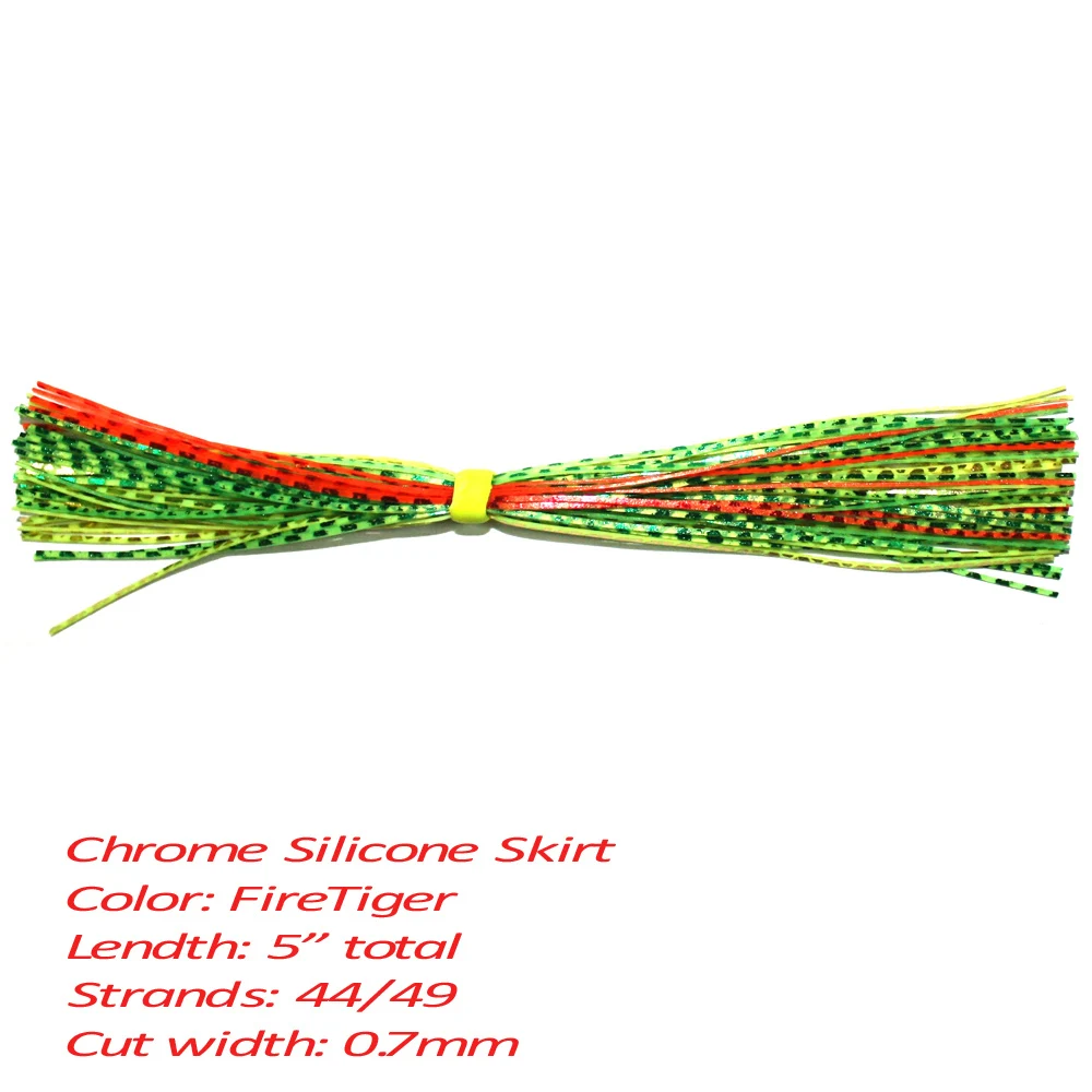 10 пучков 44/49 прядей SF032 Силиконовые юбки рыболовные аксессуары DIY Buzzbaits Spinner Buzz Bait